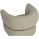 Davisville Santa Cruz Cappuccino Swivel Armchair